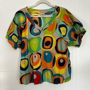 Ivy Jane Retro Colorful Top